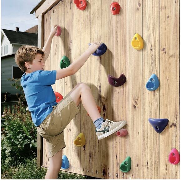 TOPNEW Pack Rock Climbing Holds Climbing Grips for Kids DIY Rock Stone Wall New - Picture 2 of 11